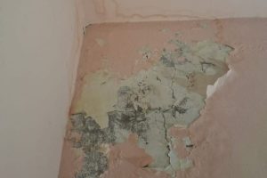 تسرب مياه داخل الجدار