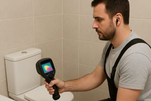 فحص التسربات الكتروني