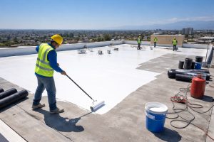 عامل يقوم بعزل السطح بالكامل لخفض الحرارة